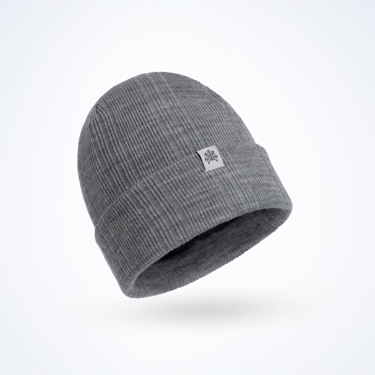 Skater Gray Beanie and Neck Warmer Set
