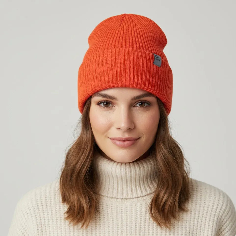Alpine Earthy Orange Beanie – The Winter Brand display picture 2