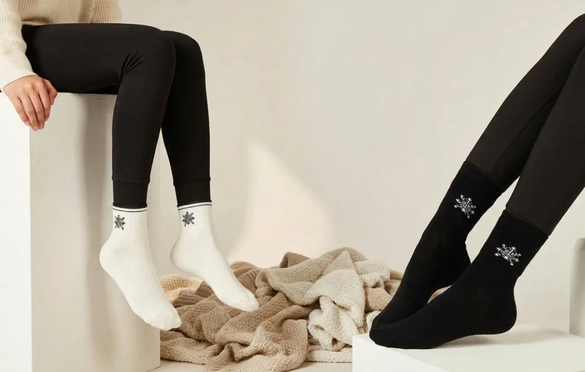 Warm and comfortable socks for keeping feet cozy in cold weather