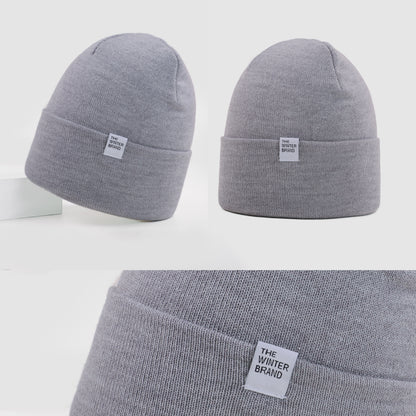 Frost Neutral Gray Beanie