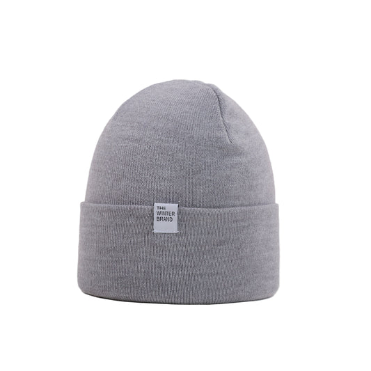 Frost Neutral Gray Beanie