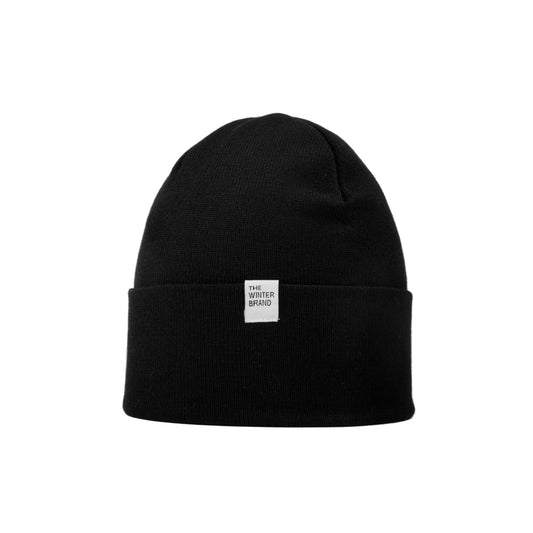 Frost Neutral Black Beanie