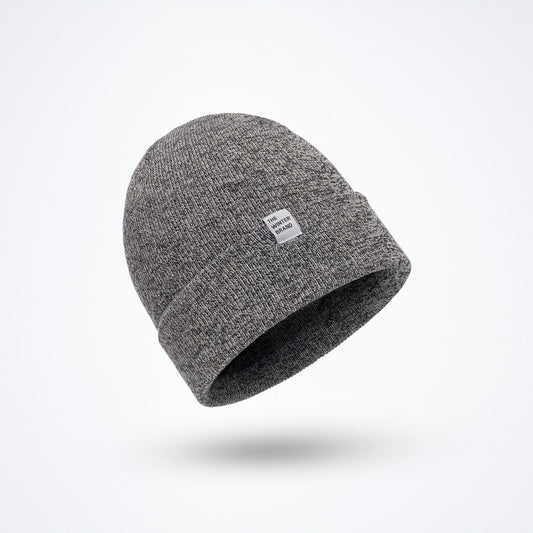 Black Two-Toned Alba Beanie