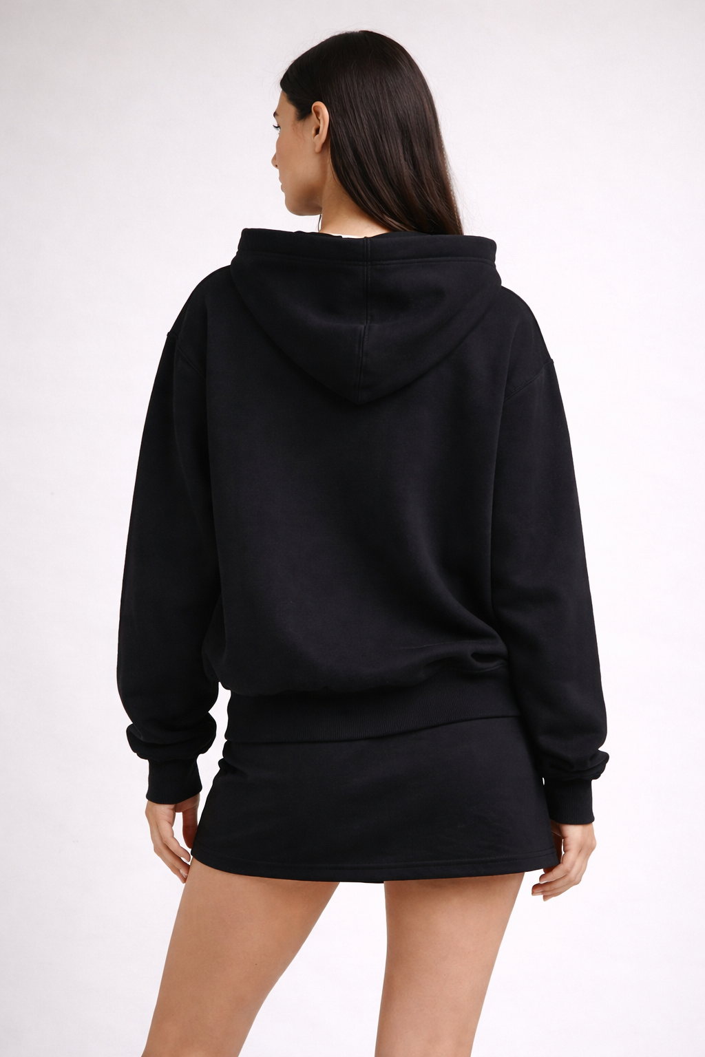 Light Organic Hoodie in Black