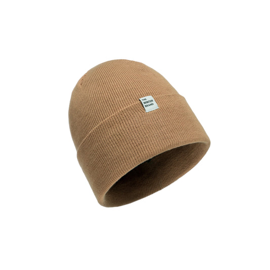 Frost Pastel Brown Beanie