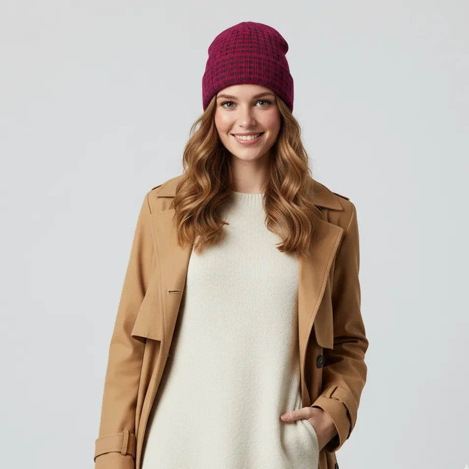 Nordic_Checkered_Fuchsia_Pink_and_Green_Beanie_03