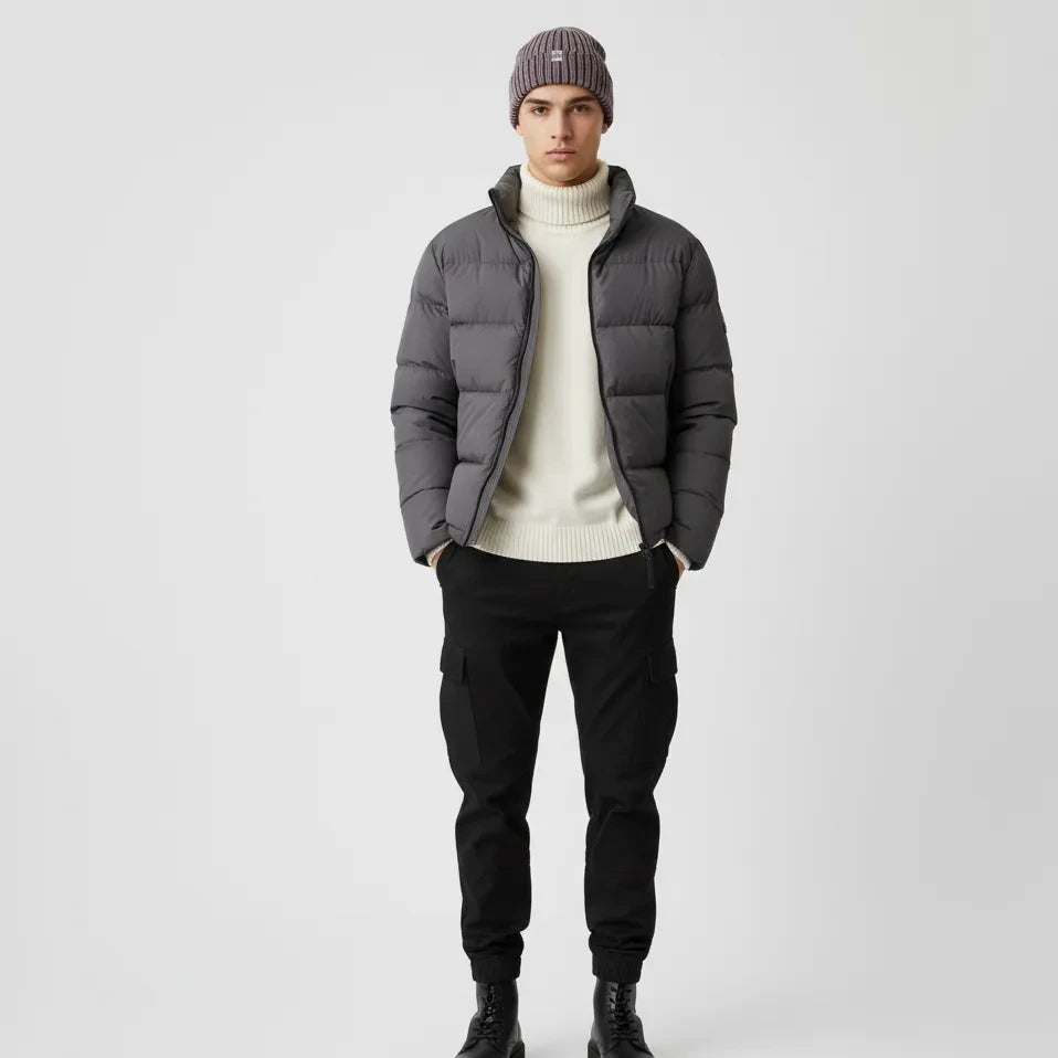 Robin_Stripes_Pink_and_Black_Beanie_for_man