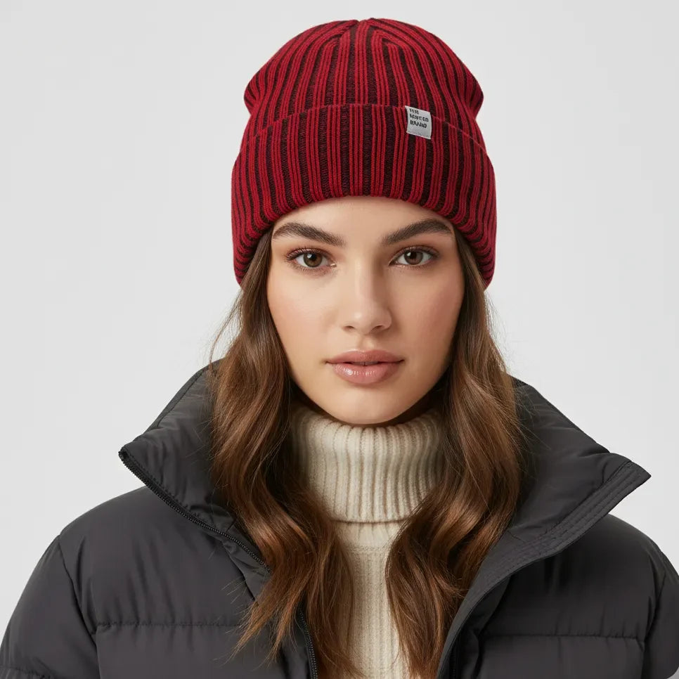 Robin_Stripes_Red_and_Navy_Beanie_for_woman