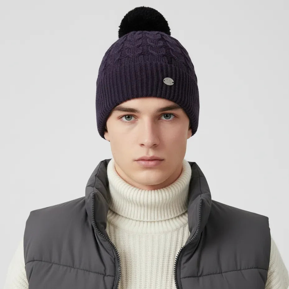 Snowflake_Neutral_Purple_Pompom_Beanie_for_boy