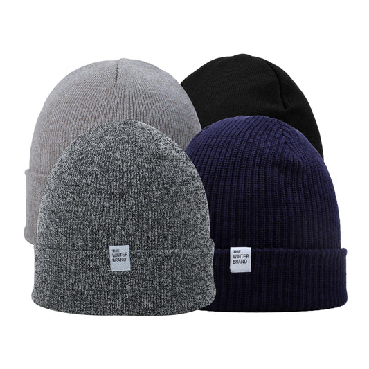 Neutral 4 Beanie Bundle | Black, Gray, Navy