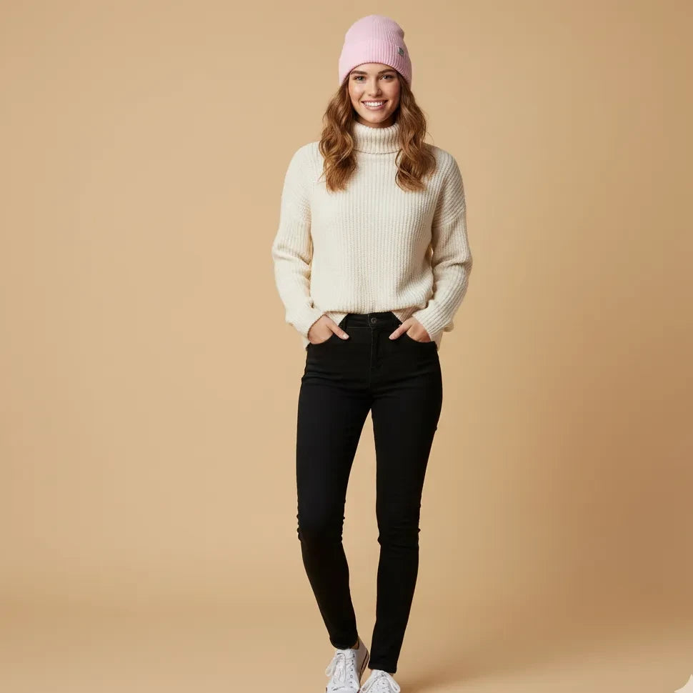 Yule_Pastel_Plain_Pink_Beanie_for_girl